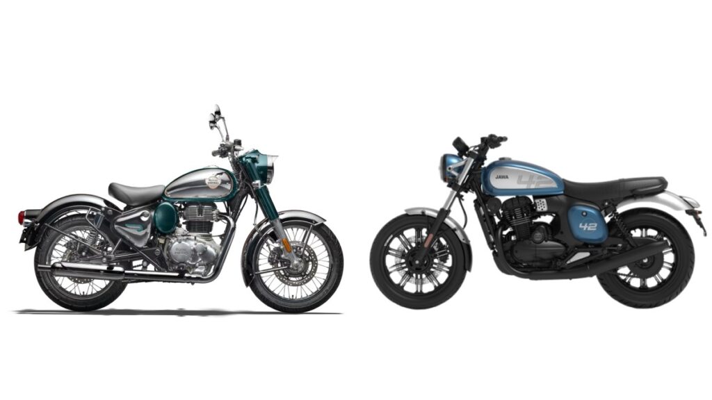 Jawa 42 FJ Vs. Royal Enfield Classic 350 - Price & Specification ...