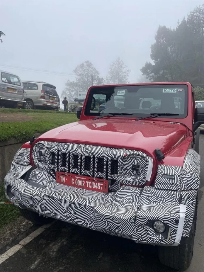 Mahindra Thar facelift