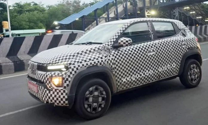 Upcoming Kwid facelift