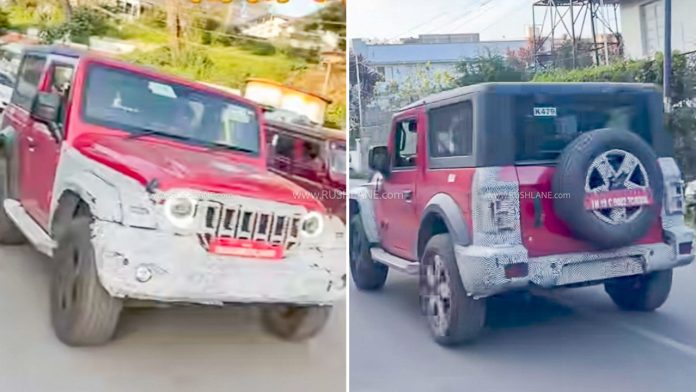 Mahindra Thar facelift