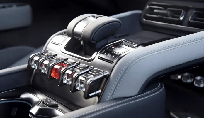 Physical buttons in car