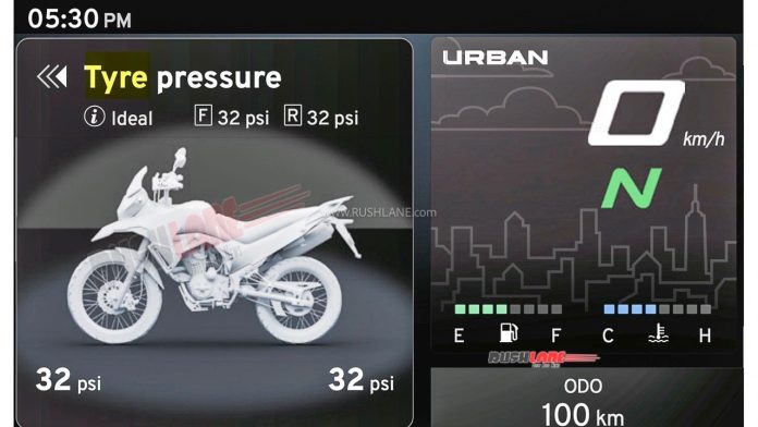 Unknown TVS off-road bike