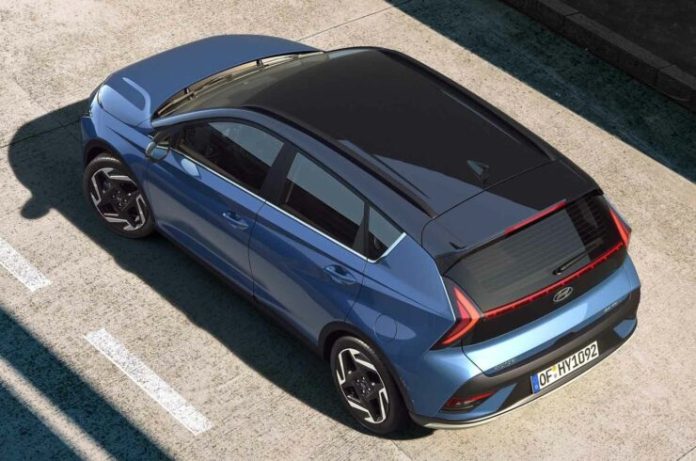 Hyundai Bayon top view