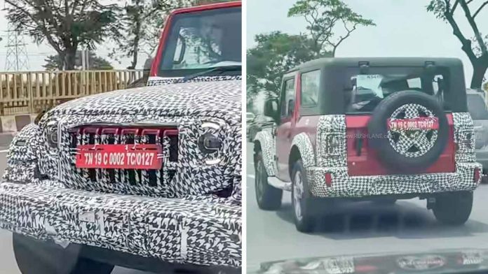 2026 Mahindra Thar facelift