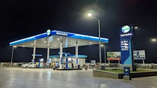 Nayara petrol pump